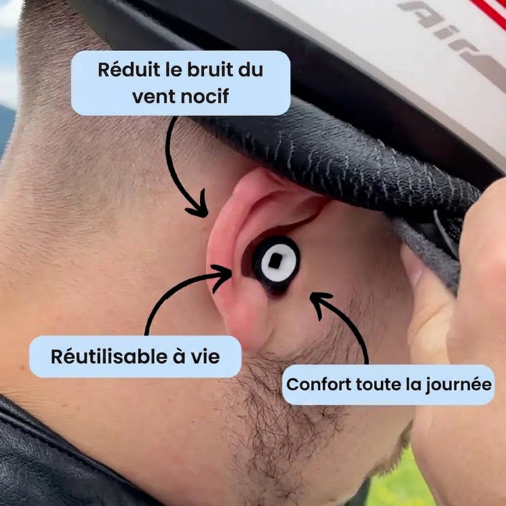 EarPlug™ – Bouchons d’oreilles moto – 27 dB